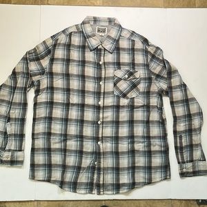 CONVERSE One Star Men’s Plaid Button Down Shirt. Size XL. EUC super soft.